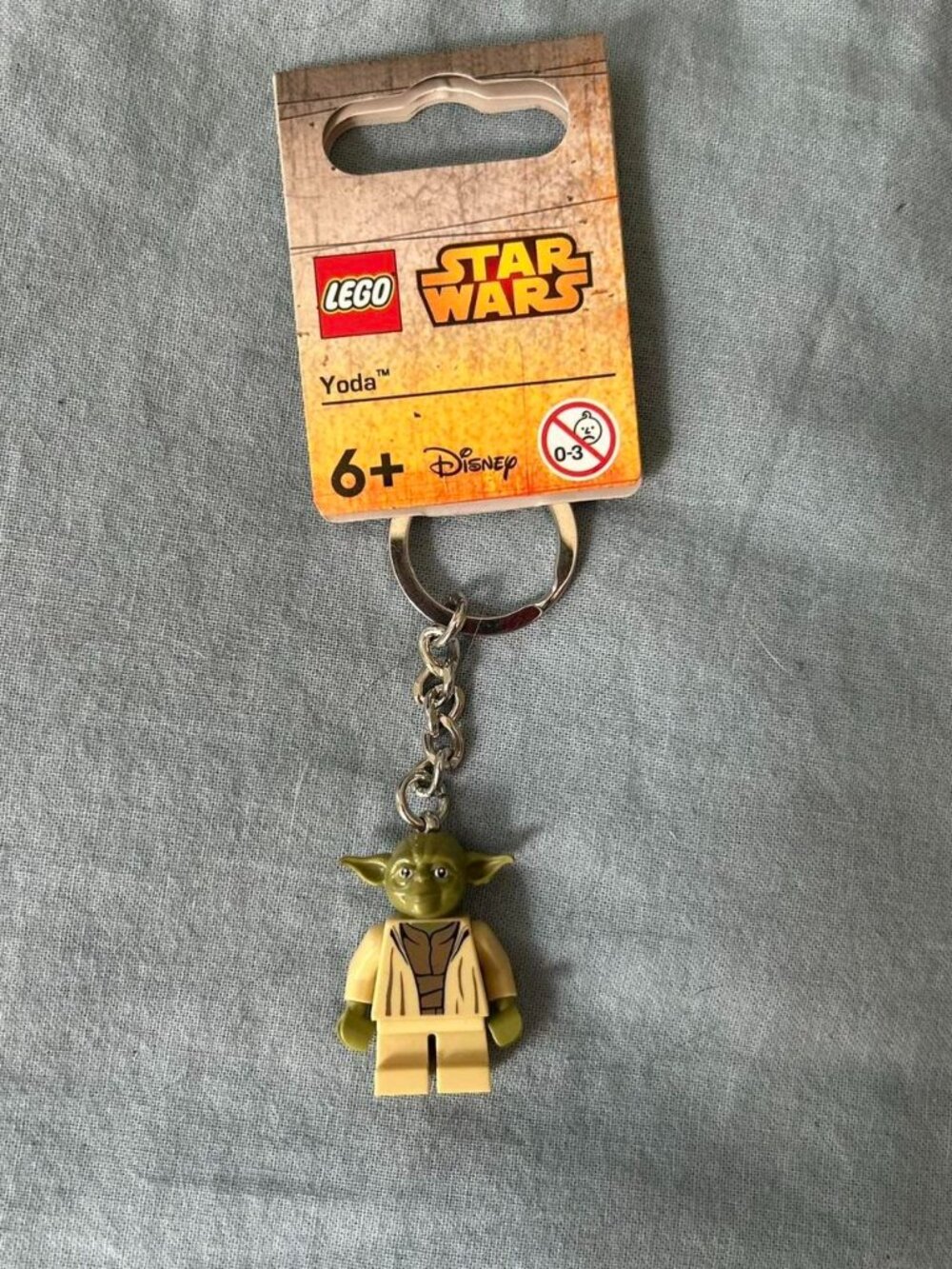 NWT Lego Yoda Minifigure Keychain